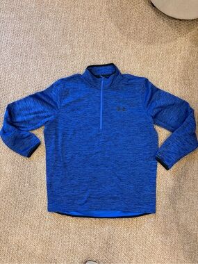 LG Men's Royal Blue Quarter-Zip Performance Pullover